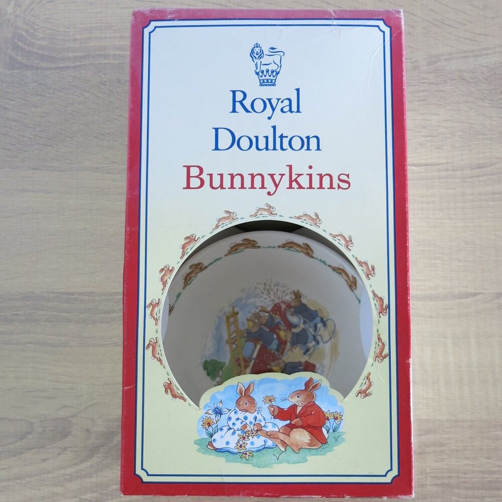 1994 Royal Doulton Bunnykins 2 Piece Cereal Bowl and Mug Infant Set - New